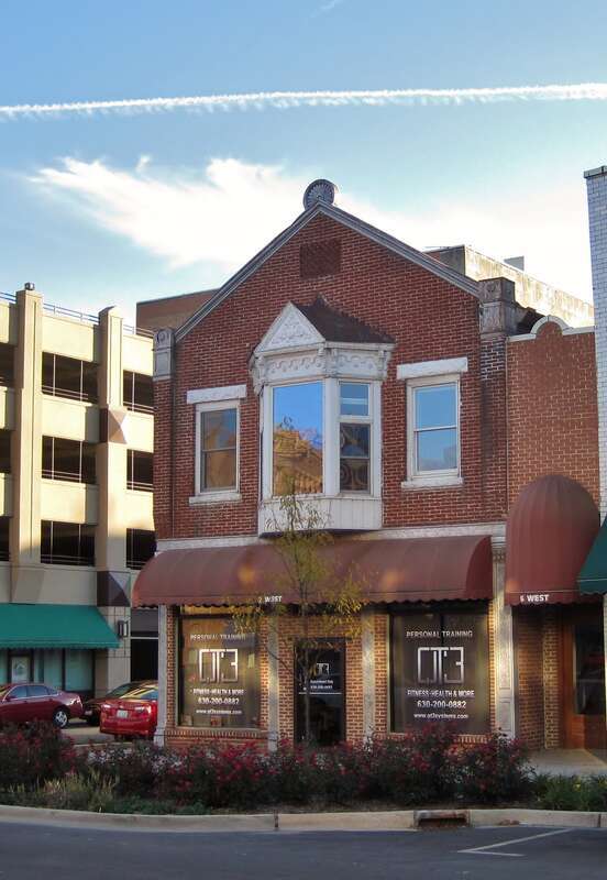 Stolp Woolen Mill Store in Aurora (1861). Joseph G. Stolp built the store in 1861 for his wool carding business. Stolp sold his wares until 1887, when he had to close due to increased competition from new rail connections.