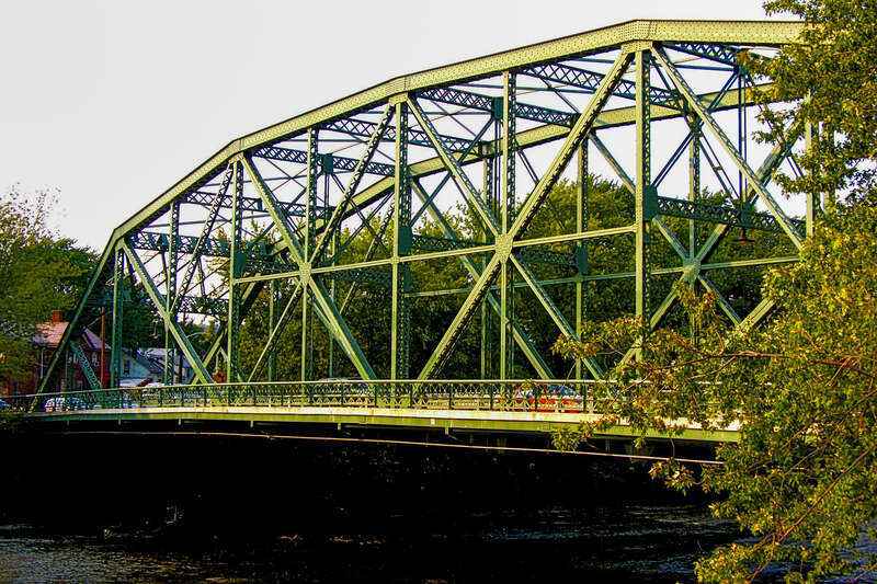 Straight Street Bridge over the Passaic River, Paterson, New Jersey