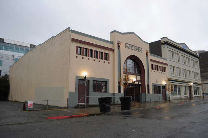 Auditorium Dance Hall (also known as Crescent Ballroom), 1308-1310 Fawcett Avenue, Tacoma, Washington, USA. Listed on the National Register of Historic Places.