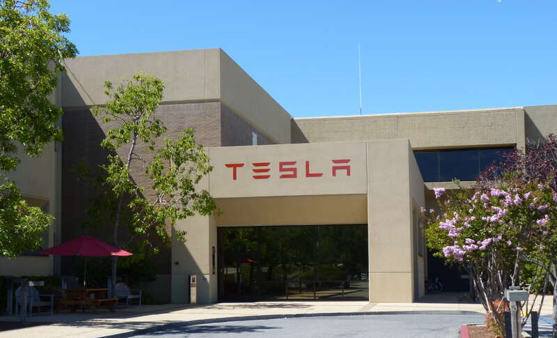 Headquarters of Tesla Motors Inc., located in Palo Alto, California, United States of America