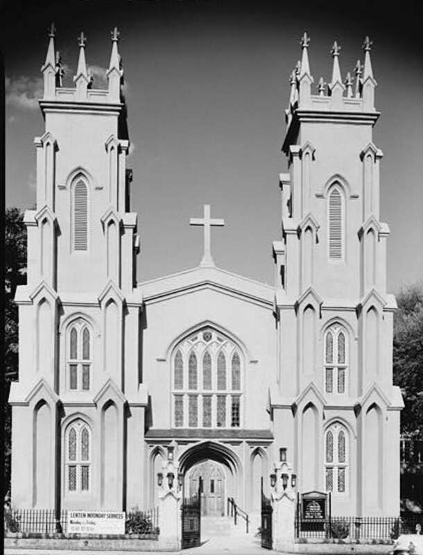 Trinity Episcopal Church, Sumter &amp;amp; Gervais Streets, Columbia  (Richland County, South Carolina) - cropped




This file comes from the Historic American Buildings Survey (HABS), Historic American Engineering Record (HAER) or Historic American