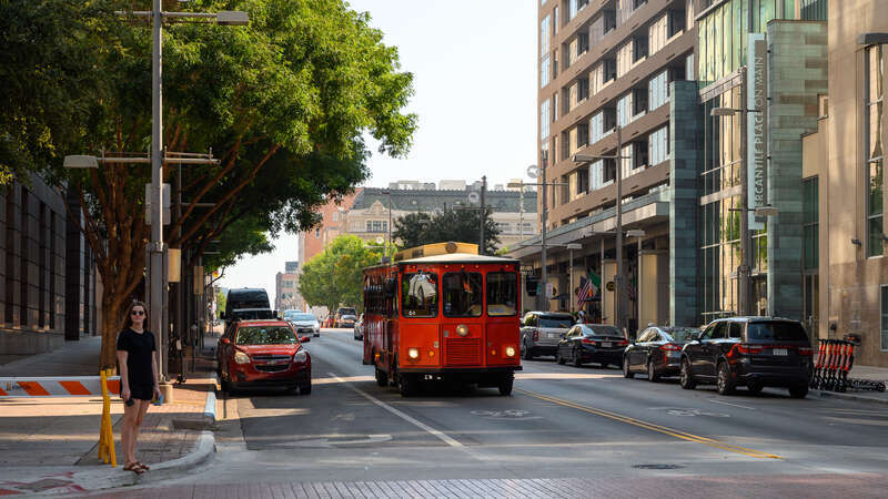 Trolley in Dallas