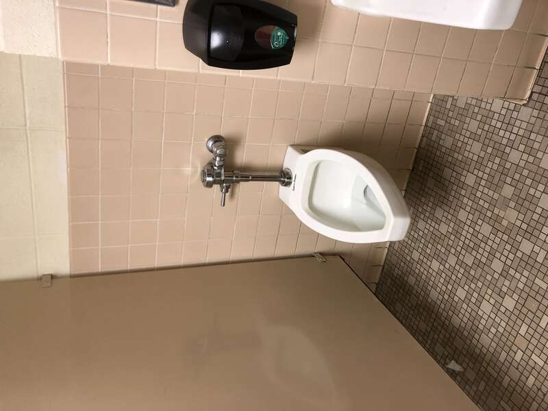 American Standard urinal from the 1970s.