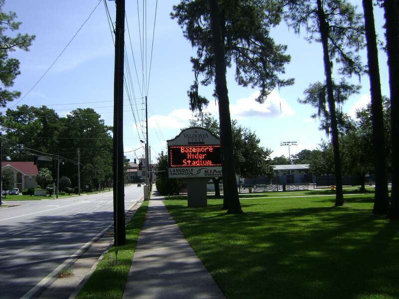 Digital Sign on Baytree Rd at Valdosta State University, Valdosta, Lowndes County, Georgia