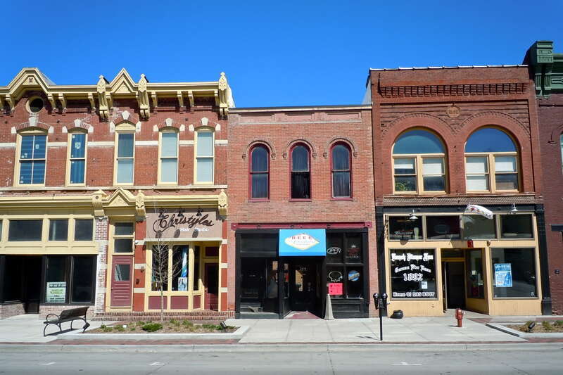 100 Block of West Broadway Historic District on the NRHP since May 9, 2002. Historic district includes W. Broadway, from 1st St. to 4th St., Council Bluffs, Iowa