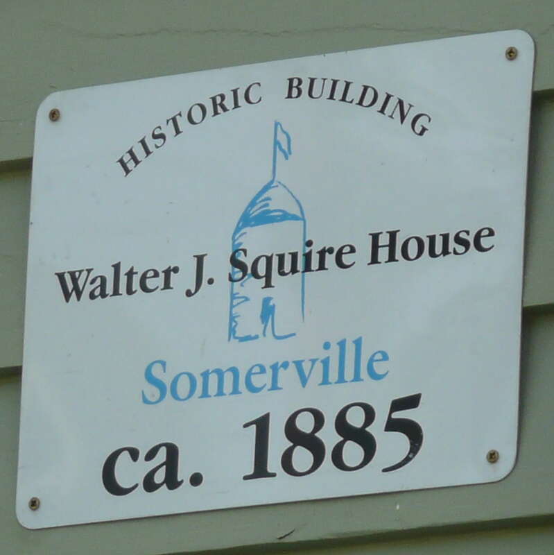 The Walter J. Squire House is a historic house at 10 Arlington Street in Somerville, Massachusetts.
It was built in 1885 and added to the National Register of Historic Places in 1989.