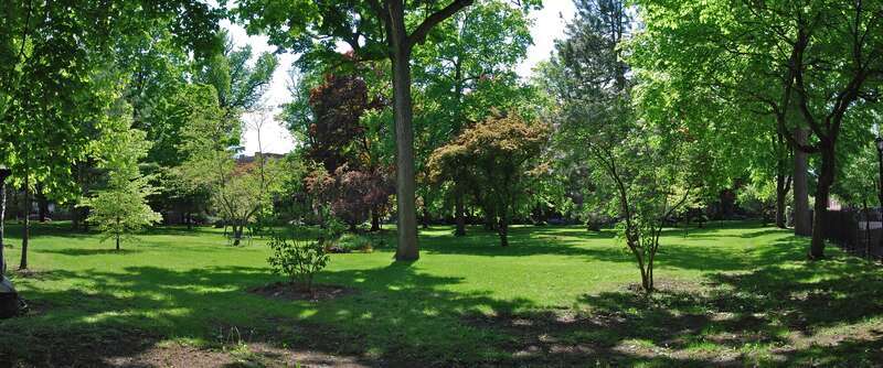 Washington Park in Troy, New York, United States