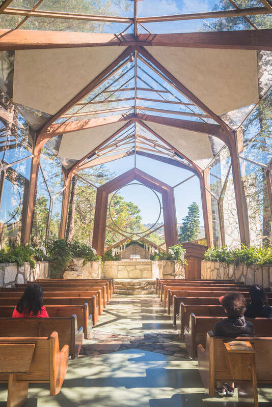Wayfarers Chapel, interior
