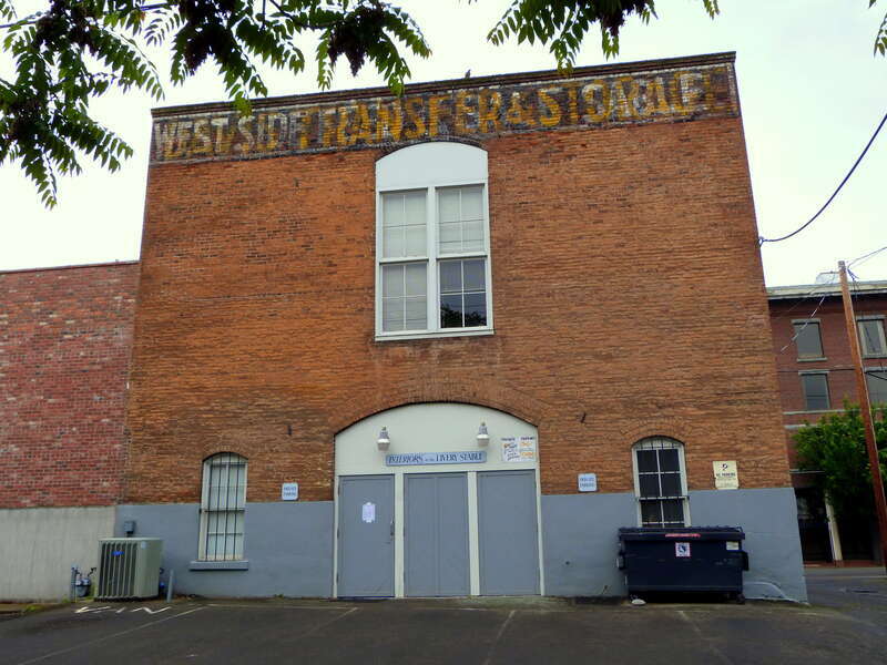 The historic West Side Feed and Sale Stable (built 1906), located at 29 South Grape Street in Medford, Oregon, United States, is listed on the US National Register of Historic Places. It is additionally listed as a contributing resource in the