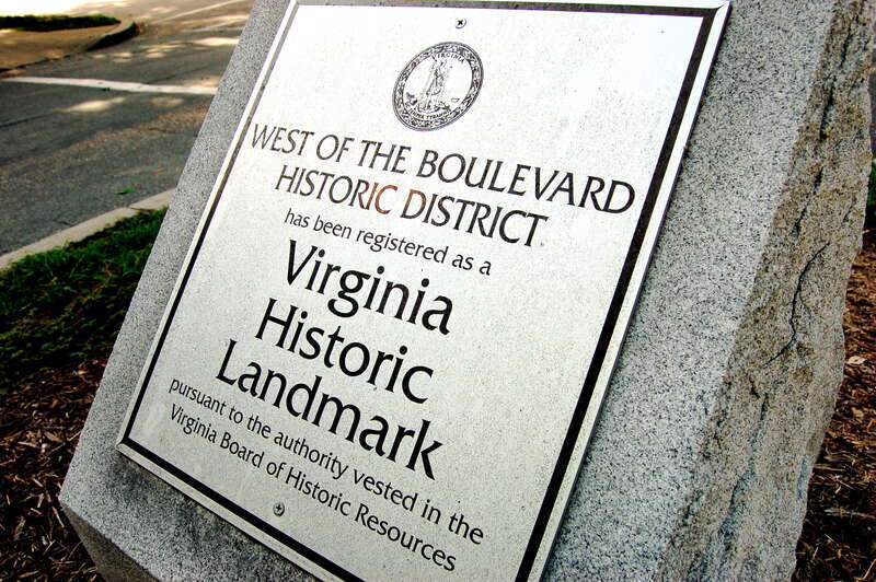 Roseneath Road and Grove Avenue, Museum District; Richmond VA