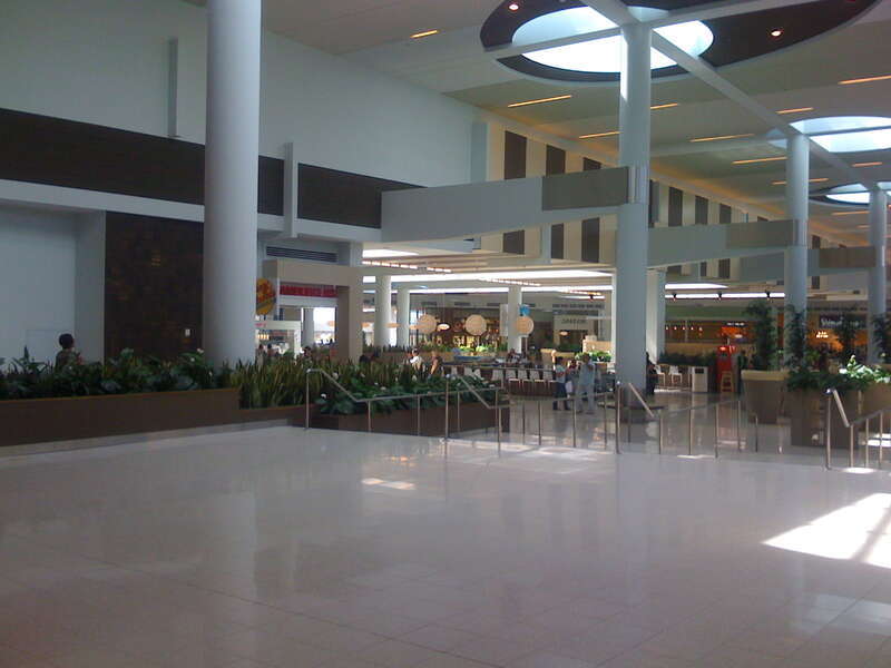Food court at Westfield Plaza Bonita, in San Diego, CA