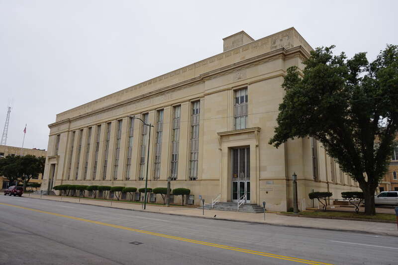 The United States Post Office and Courthouse in Wichita Falls, Texas (United States).