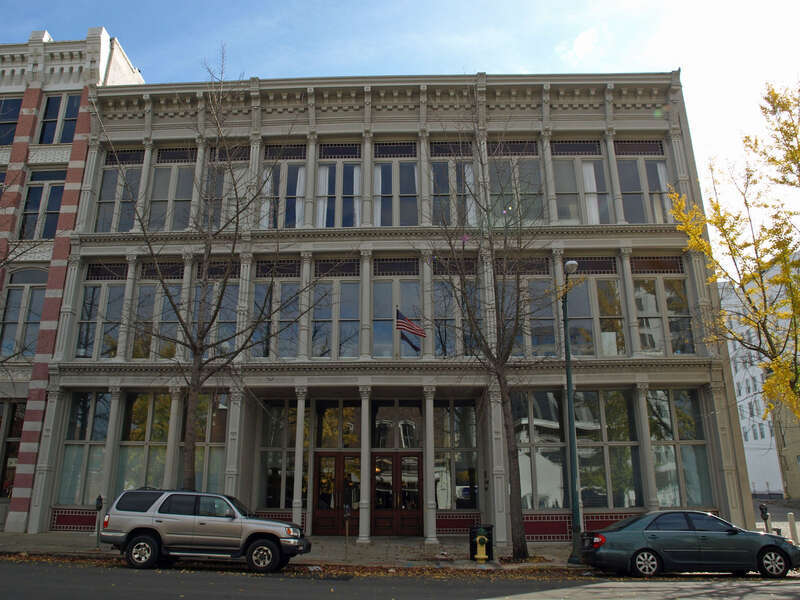 The Peter Zinszer's Mammoth Furniture House in Birmingham, Alabama, listed on the National Register of Historic Places.