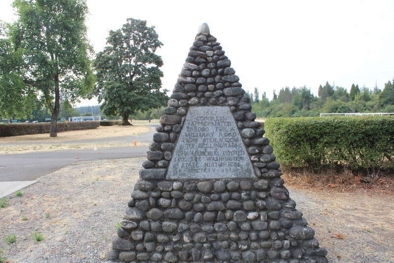 Fort Steilacoom Historic Military Road Monument #1