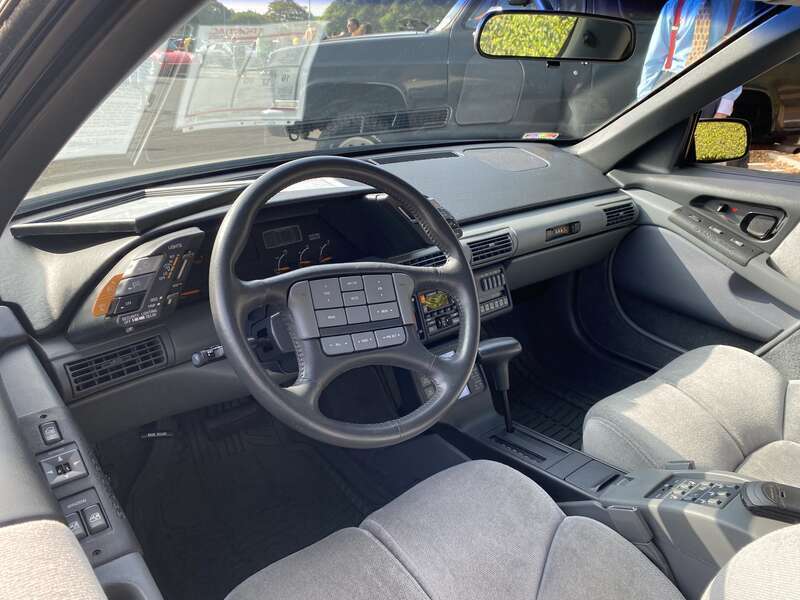 1989 Pontiac Grand Prix with radio controls in the steering wheel