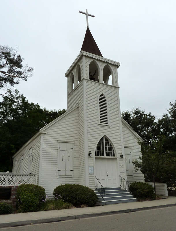 Old St. Raymond's Church,  Dublin, California, USA.