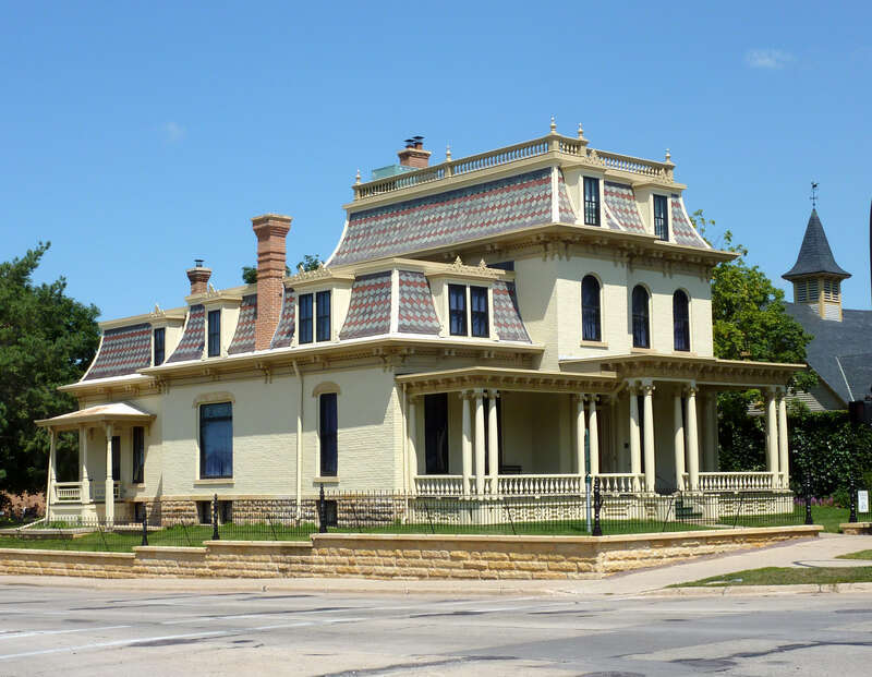 Renesselaer D. Hubbard House, Mankato, Minnesota, USA.