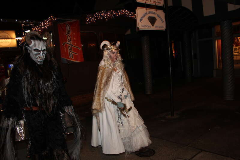 St Nicholas says behave, or else!

www.facebook.com/RVAkrampus