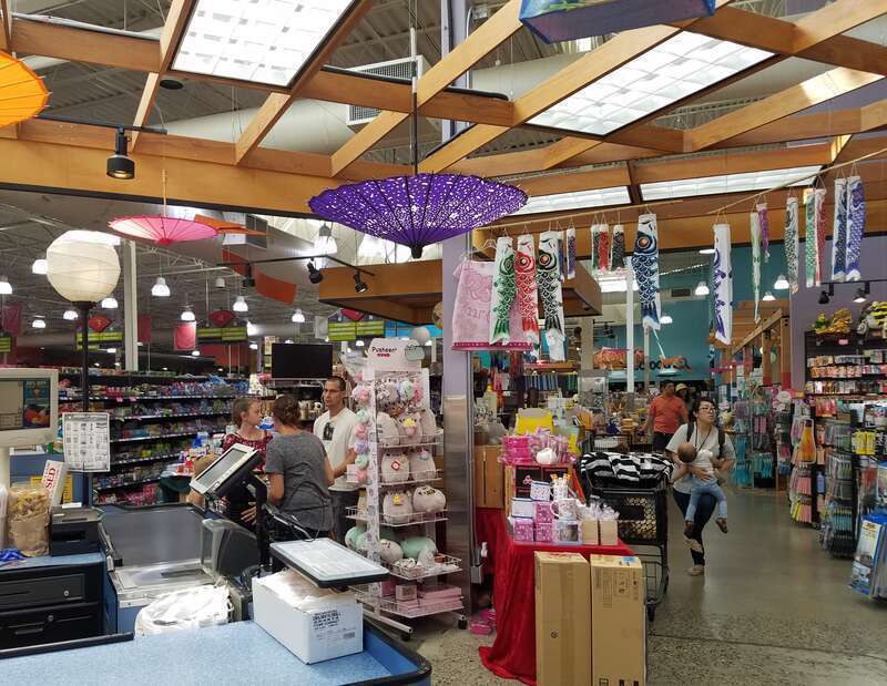 Interior of Bellevue Uwajimaya in 2018.