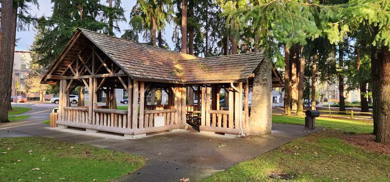 Picnic Shelter in Anderson Park in Redmond,WA