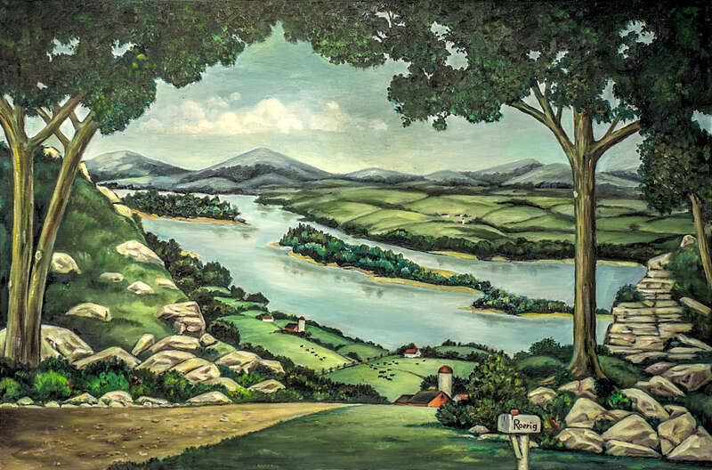 Mississippi River Scene by Herman Roering