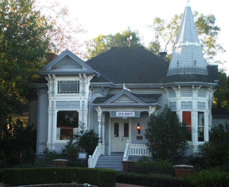 Building at 228 West Main Street, Tustin, California, USA. On the National List of Historic Places