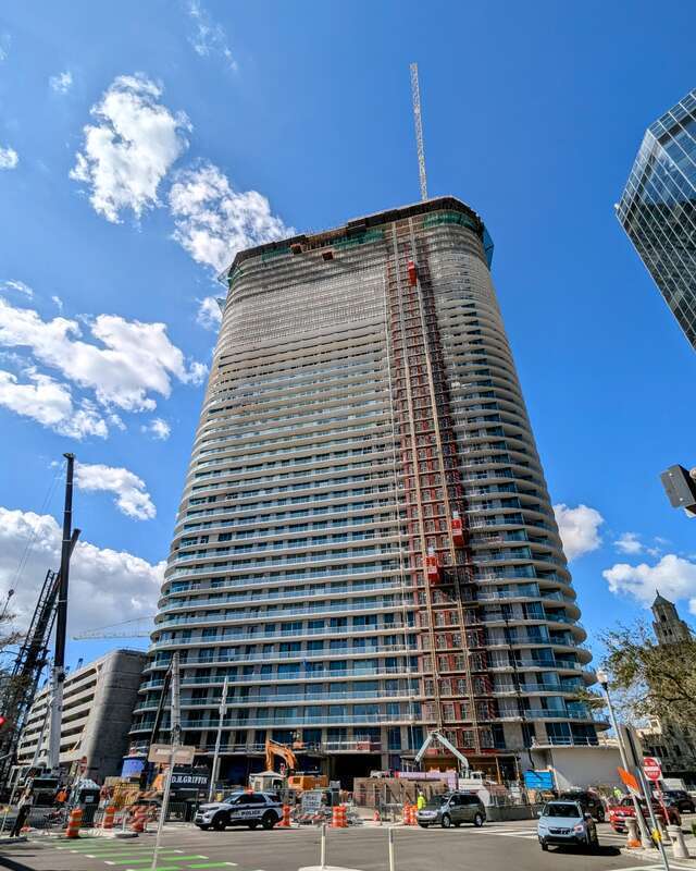 400 Central St Petersburg under construction in October 2024.