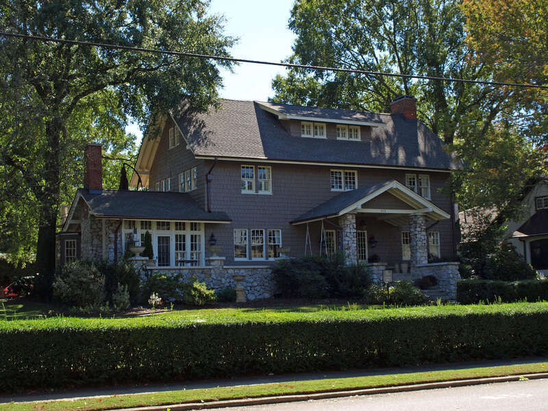 612 Holmes Avenue in Huntsville, Alabama, part of the Old Town Village Historic District.