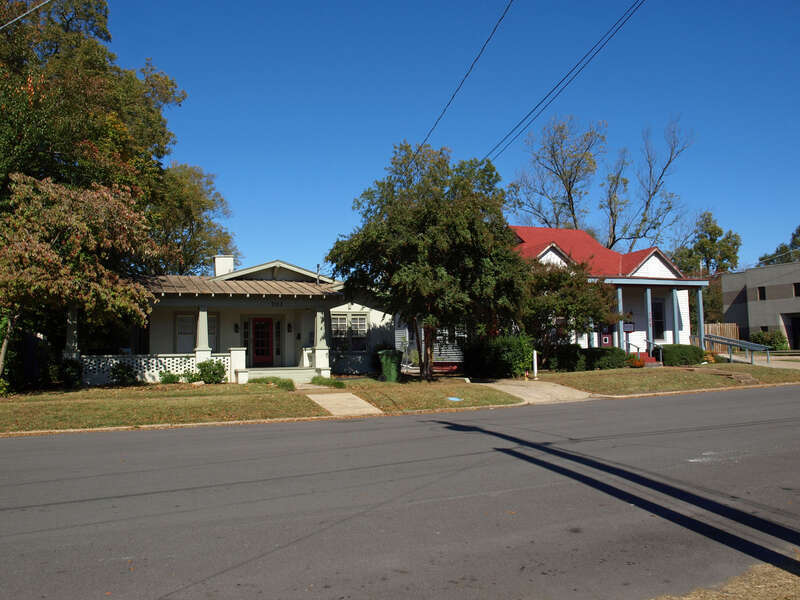 703 and 705 Ward Avenue in Huntsville, Alabama, part of the Five Points Historic District.