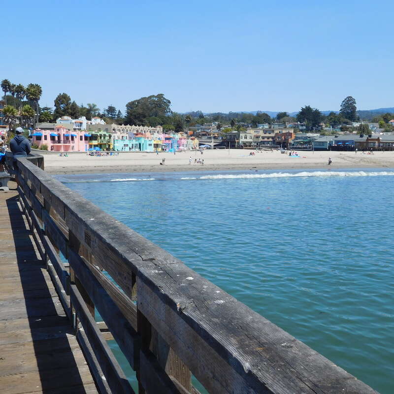758

Capitola shoreline. View from pier.