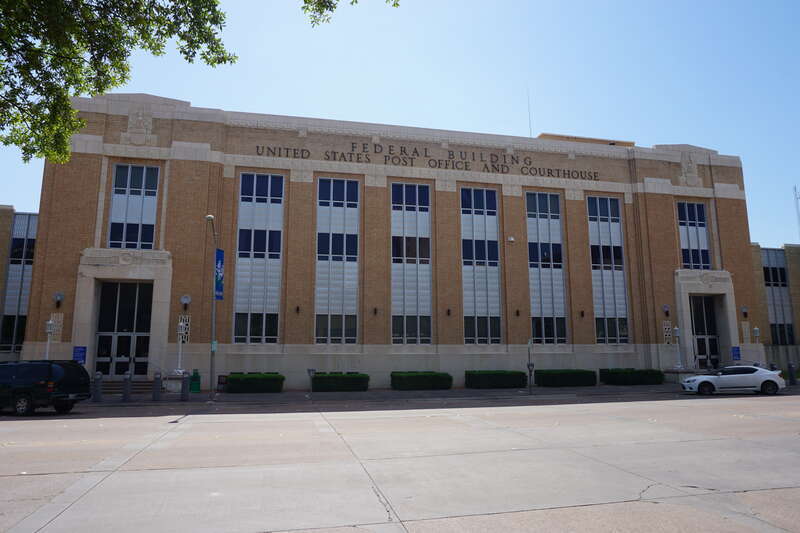 The Federal Building, United States Post Office and Courthouse in Abilene, Texas (United States).