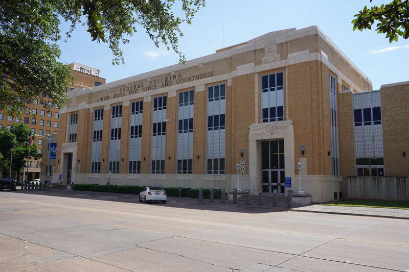 The Federal Building, United States Post Office and Courthouse in Abilene, Texas (United States).