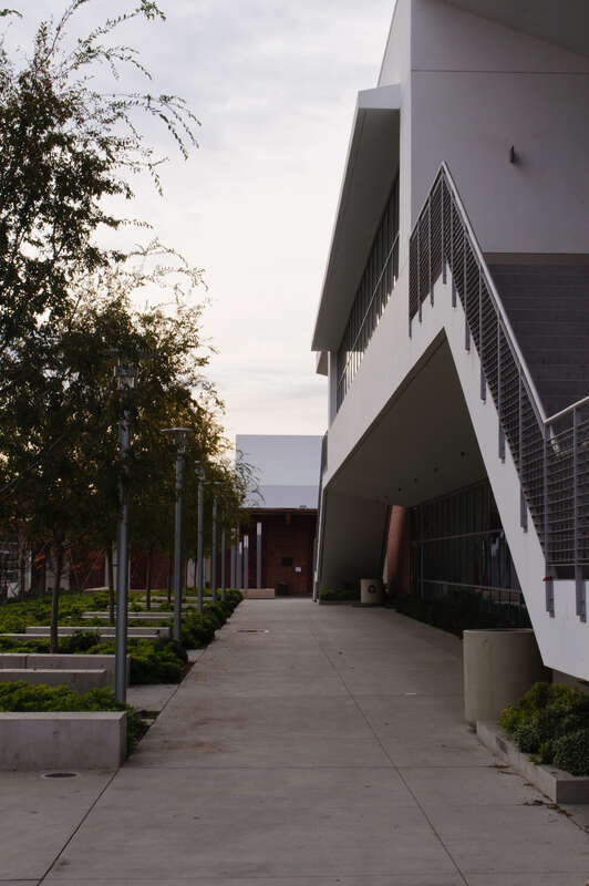Doing a Christmas afternoon photo session on the campus of Arcadia High School.
Arcadia is located just east of Pasadena, and 20 miles northeast of Los Angeles; thanks to Arcadia being home to Santa Anita Racetrack, Arcadia's public schools are