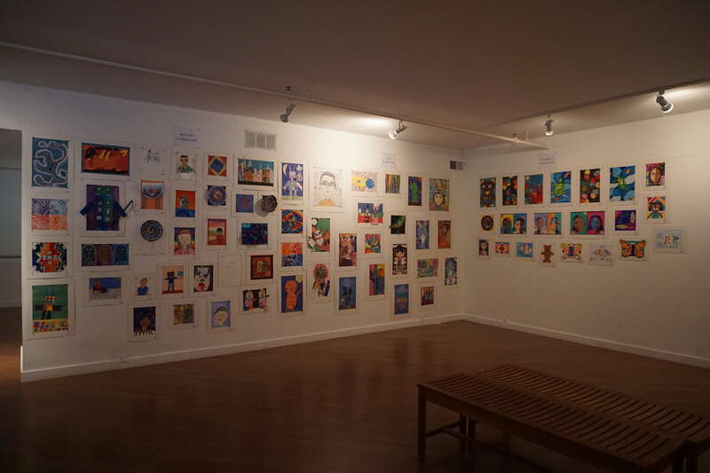 The Youth Art Month exhibit at the Arlington Museum of Art in Arlington, Texas (United States).