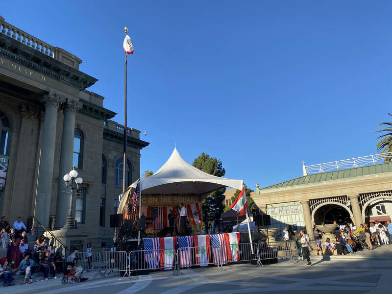 the 12th Annual Bay Area Lebanese Festival in Redwood City, California. It took place on August 27, 2022 11am - 10:00 pm, at the Old Courthouse in Downtown Redwood City. [1]
