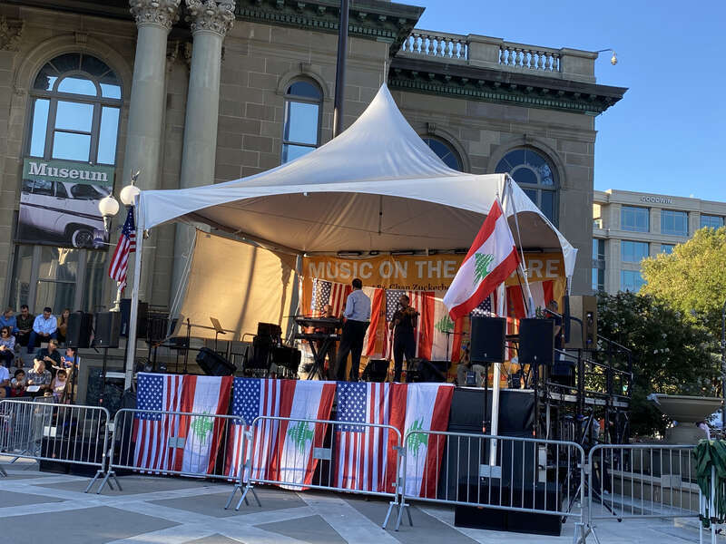the 12th Annual Bay Area Lebanese Festival in Redwood City, California. It took place on August 27, 2022 11am - 10:00 pm, at the Old Courthouse in Downtown Redwood City. [1]
