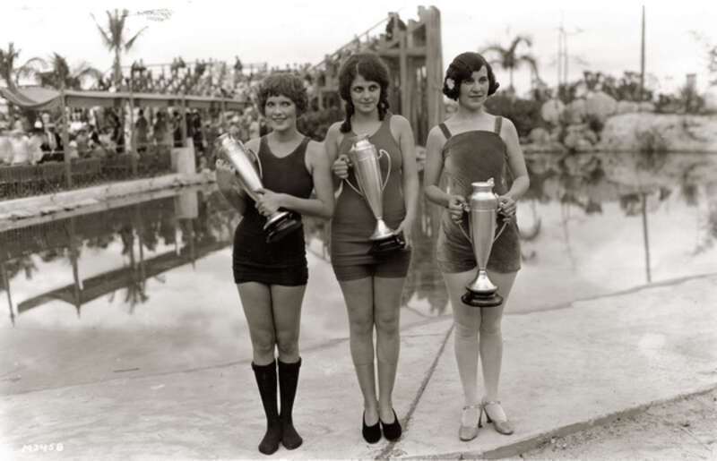 Local call number: RC09604
Title: Beauty contest winners at the Venetian Pool in Coral Gables, Florida
Date: 1924
Photographer http://www.floridamemory.com/solr-search/results/?q=collection:%22Florida Photographic Collection&quot; AND