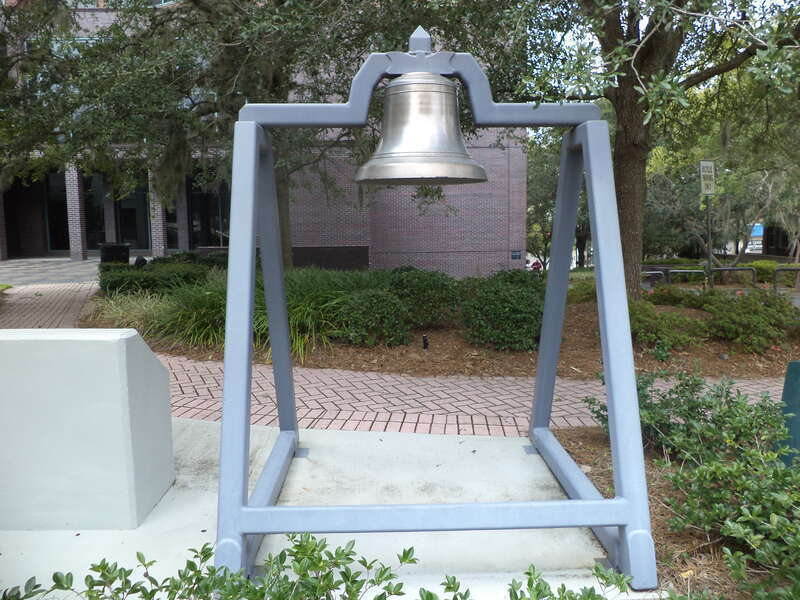 Bell (East face) at Tallahassee City Hall, Tallahasee, Leon County, Florida