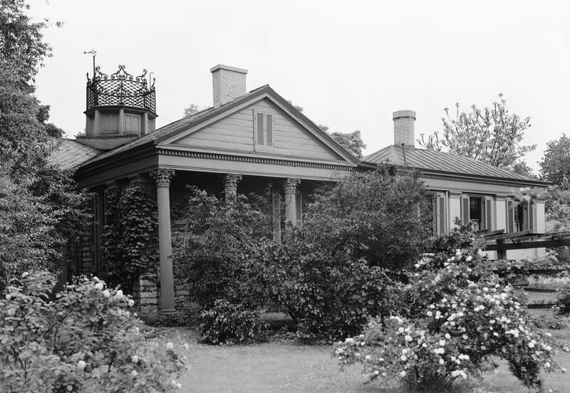 Front of Botherum, located at 441 Madison Place in Lexington, Kentucky, United States.  Built in 1851, it is listed on the National Register of Historic Places.