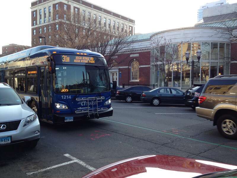 Bus 1214 in Stamford, Connecticut