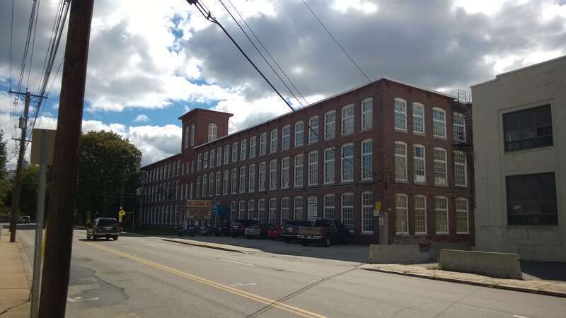 View of industrial heritage in Nashua, New Hampshire