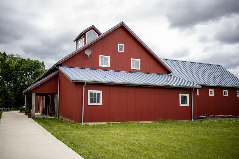 Photo taken of the Carriage Hill MetroPark Visitor Center in Huber Heights, Ohio.
