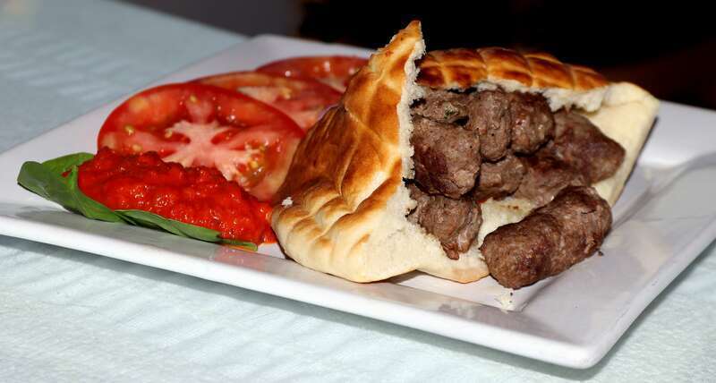 ~ Chevapi ~
Minced beef kabobs, tomato slices, onion slices and red pepper relish. Served in a pita
bread.
Cafe LuMar
Croatian Cuisine
136 East Colorado Blvd.,
Monrovia, CA 91016
Tel : (626) 357.2184
&amp;lt;a href=&quot;http://www.cafelumar.com&quot;