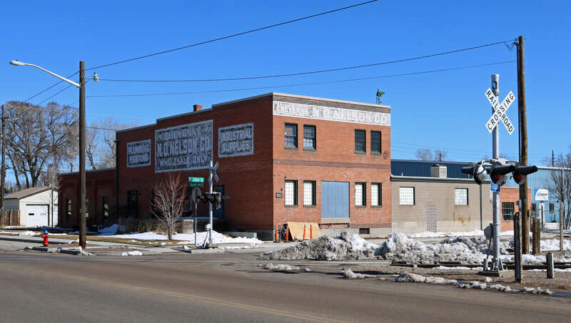 The Cheyenne Flour Milling Company, located at 810-814 West 23rd Street in Cheyenne, Wyoming. The property is listed on the National Register of Historic Places.