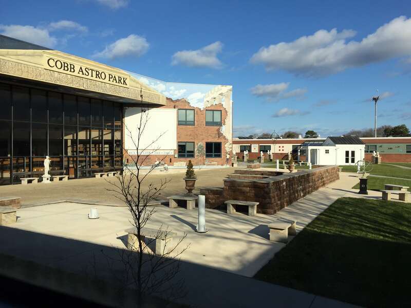 The Cobb Astro Park at Barnstable High School.