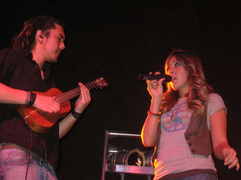 Colbie Caillat performing in Birmingham, Alabama.