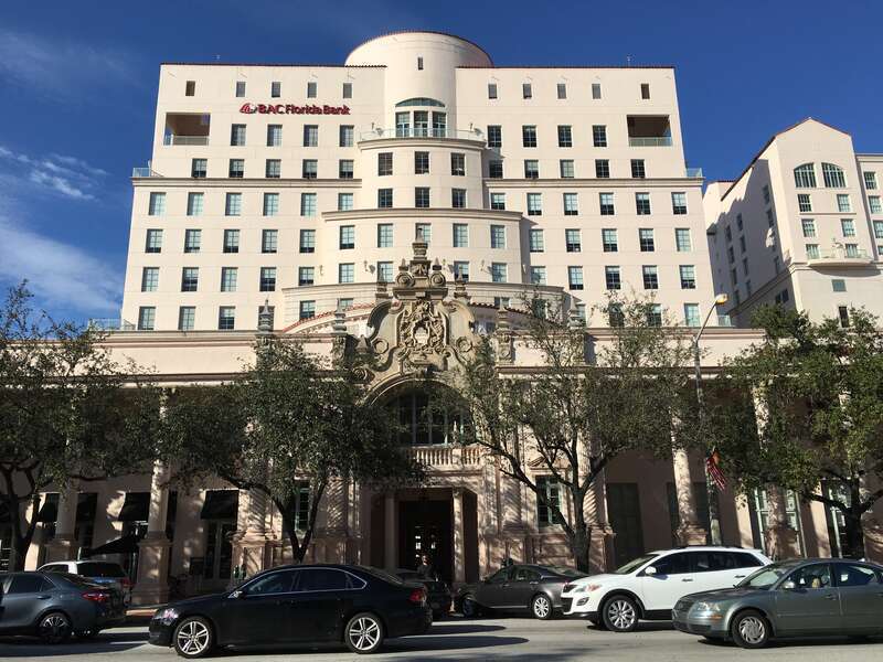 Colonnade Building In Front, Coral Gables Florida