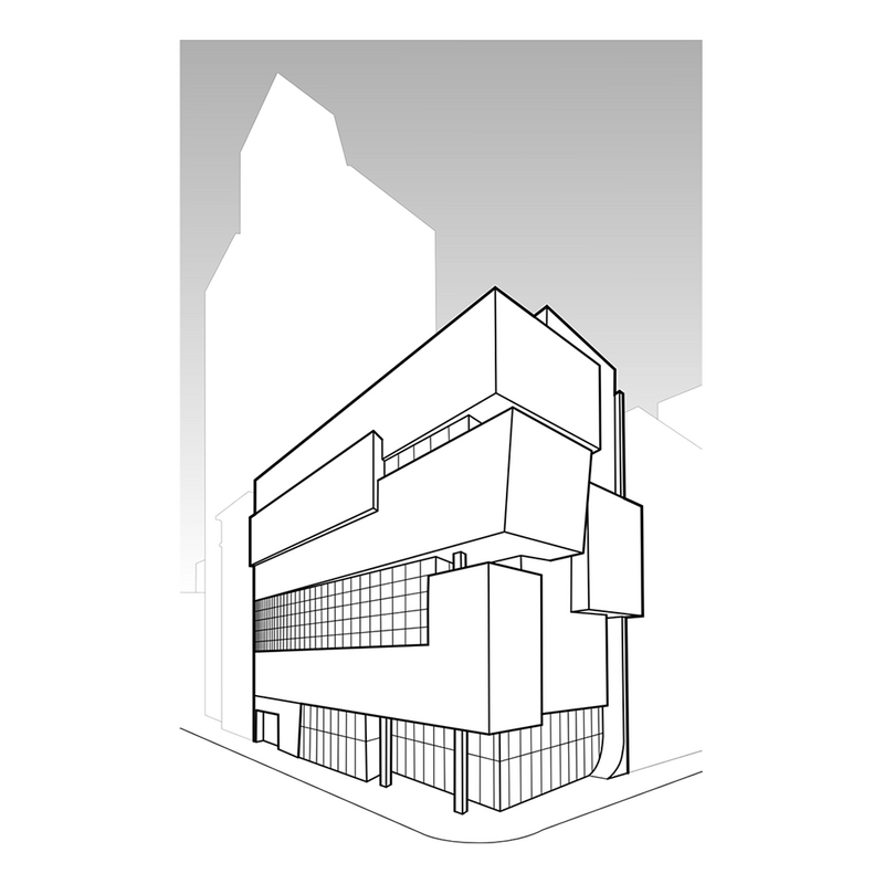 Original drawing made in Inkscape, an open-source vector graphics editor, and exported as raster image. Added 20% gray background with gradient in Photoshop CS6, and saved to web to 1024 px. square dimension at 144 ppi.