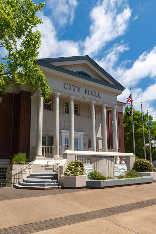 Corvallis City Hall in Corvallis.