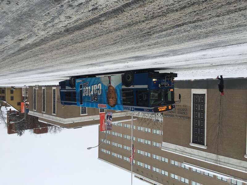 529 moves down Main Street to the corner of Central Row and Main where it will begin a trip to Bishops Corner via Albany Avenue.